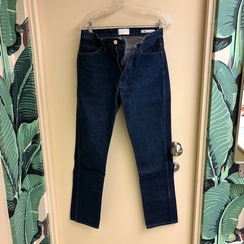 Frame Le Italian Straight Jean in Vintage Blue - W28 and L30